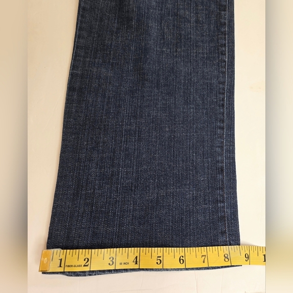 Eileen Fisher Jeans, Straight Leg, Dark Wash, Lg - Picture 10 of 11